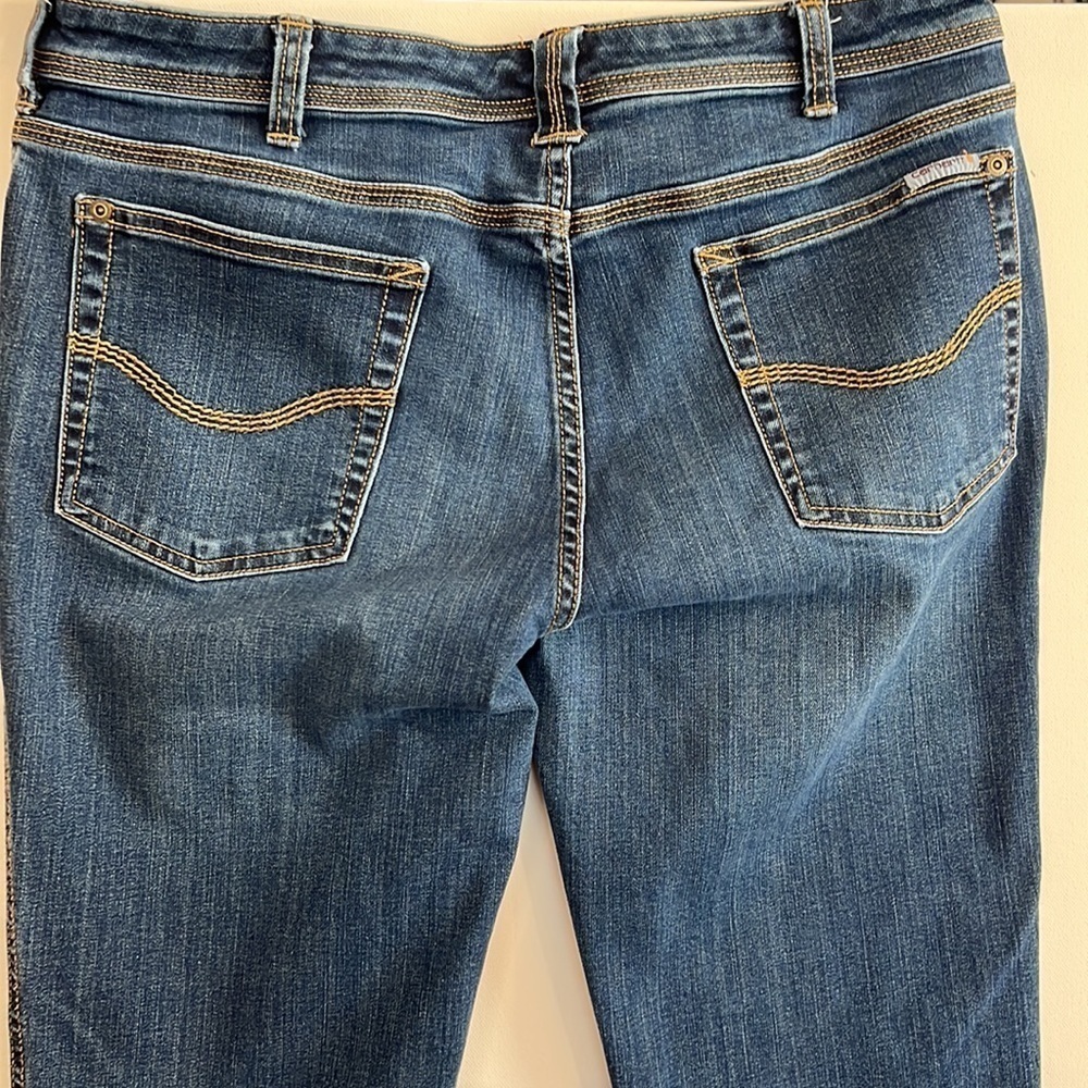 CARHARTT slim fit jeans size 14 straight leg has stretch - Picture 5 of 15